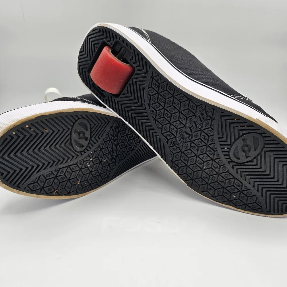 Heelys Mens Pro 20 Skate Roller shoes Sneakers Black Red Canvas Low Top Size 10 - Picture 9 of 9